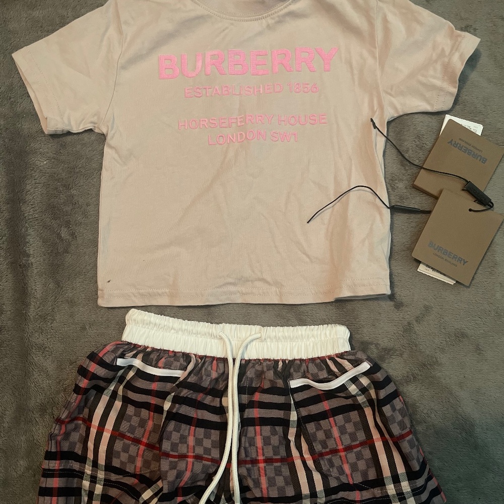 Burberry shirt & shorts